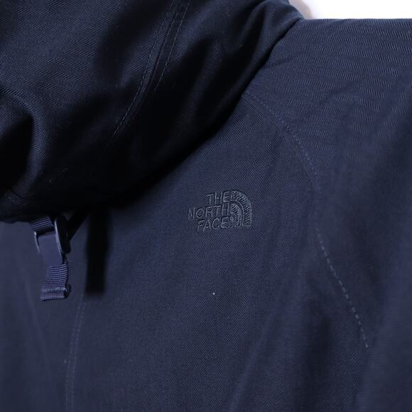 THE NORTH FACE Arctic 2 Down Parka Summit Navy Hooded Zippered Women's M - Picture 7 of 16
